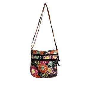 Vera Bradley Floral Quilted Crossbody Bag With Adjustable Strap